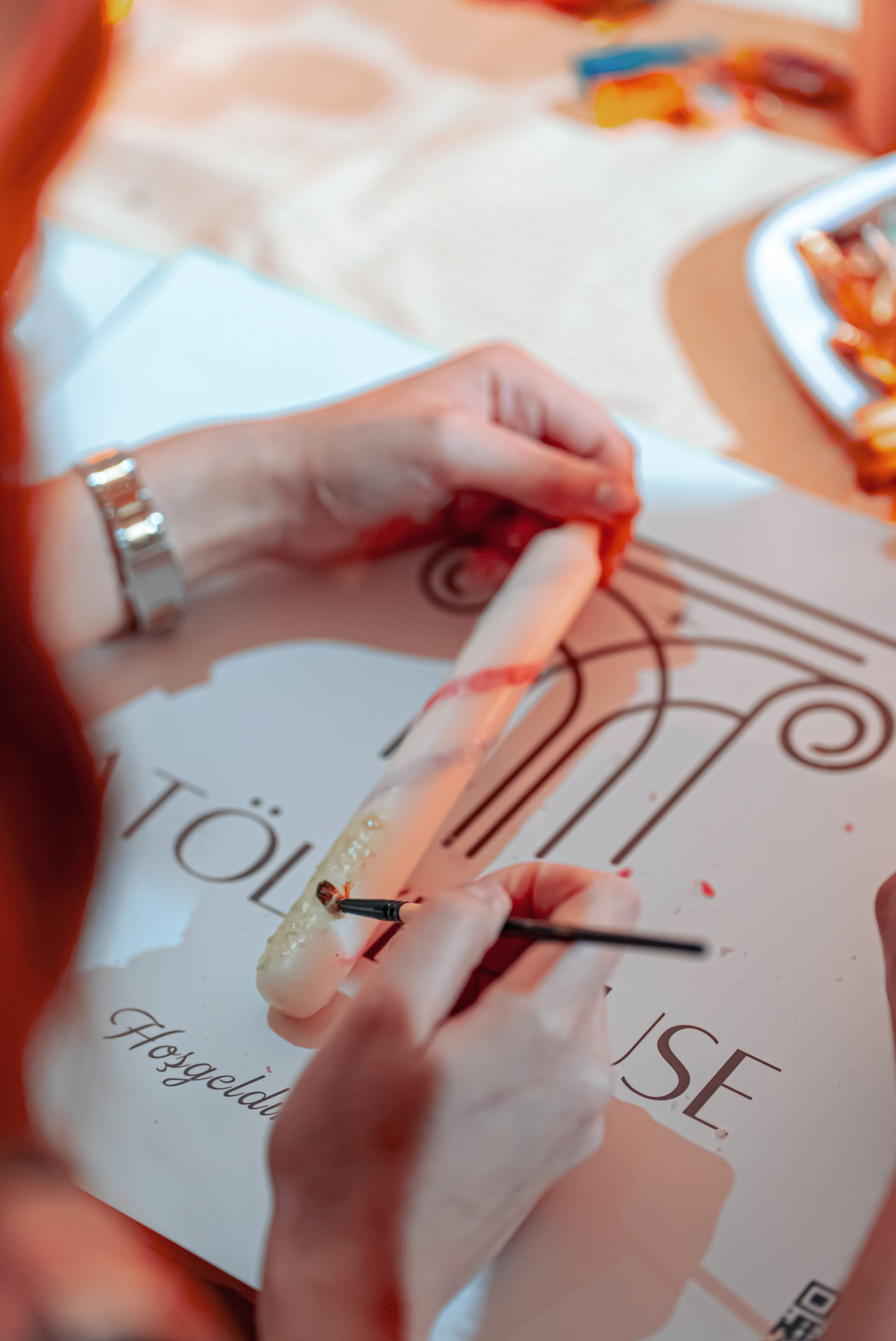 Şamdan Mum Dekorlama Atölyesi